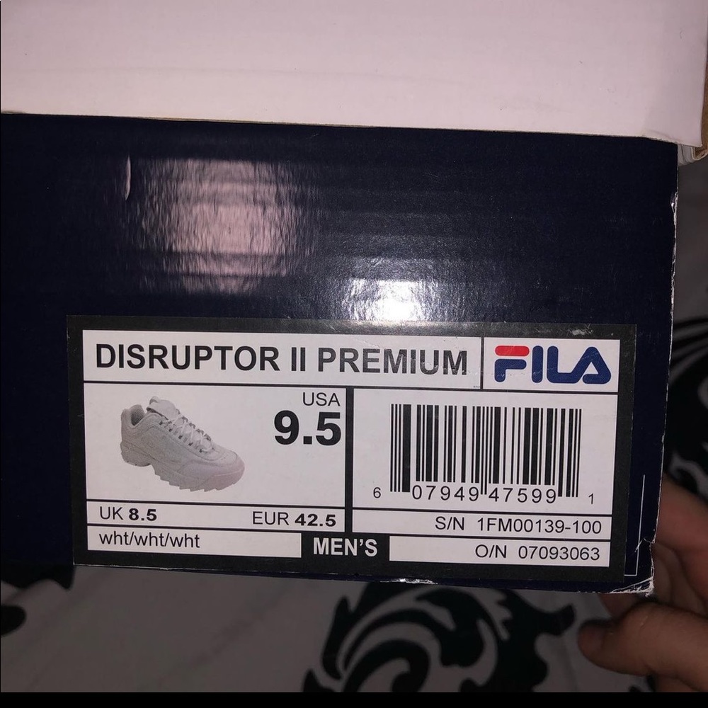 Fila Chunky White Shoes
